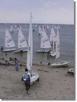 D�part sur l'eau...