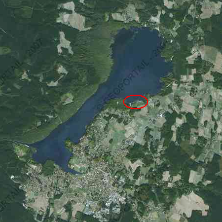  Snipe: Soustons Marensin - Plan d'eau (extrait de GeoPortail) 